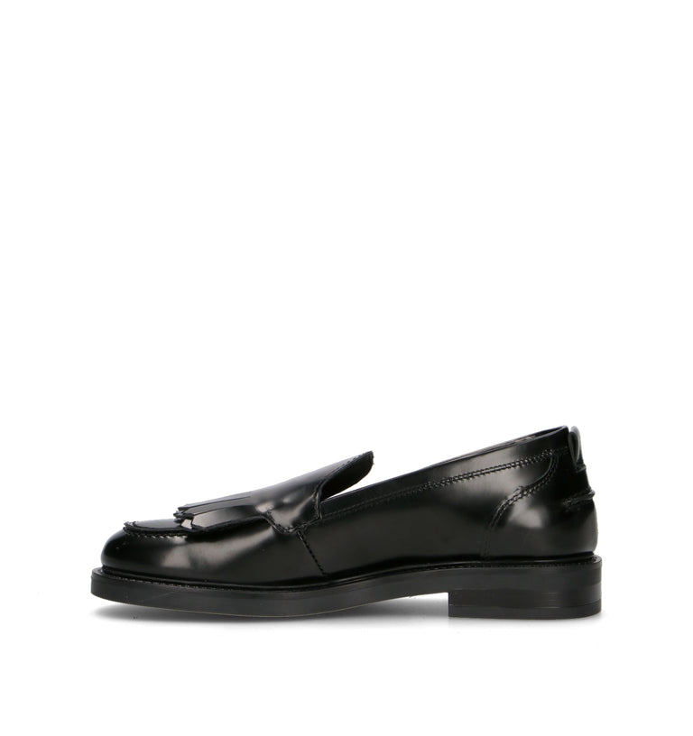 CARMENS Mocassino donna nero in pelle
