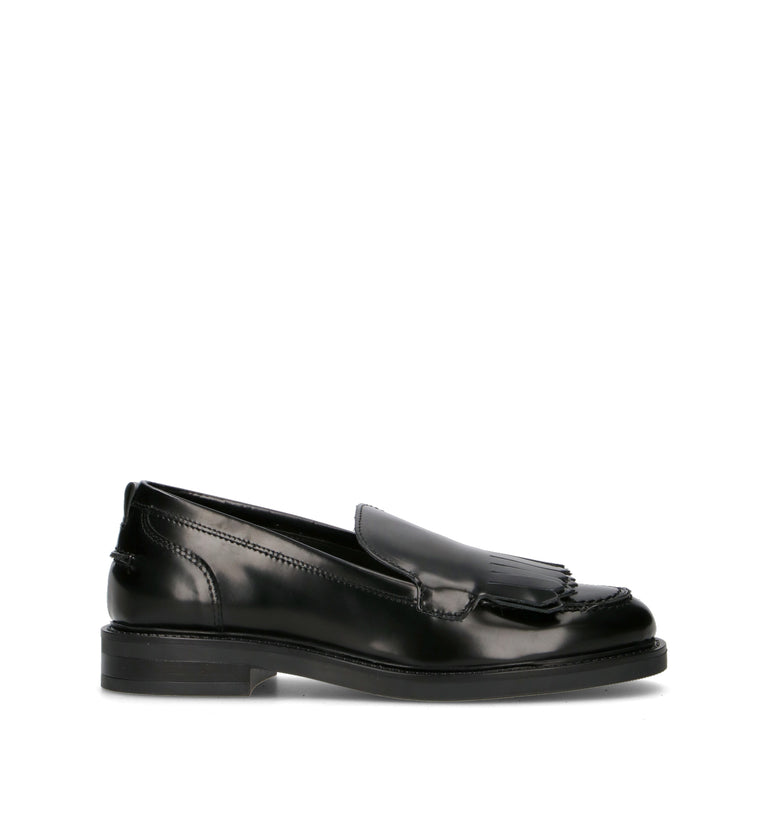 CARMENS Mocassino donna nero in pelle