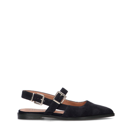 CARMENS Slingback donna blu in suede