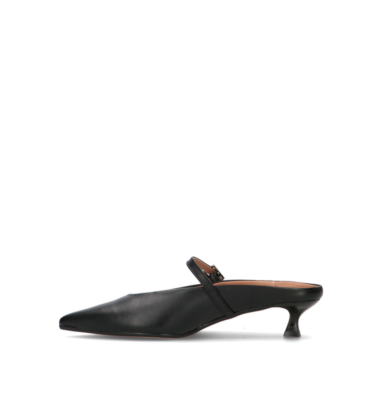CARMENS Sabot donna nero in pelle