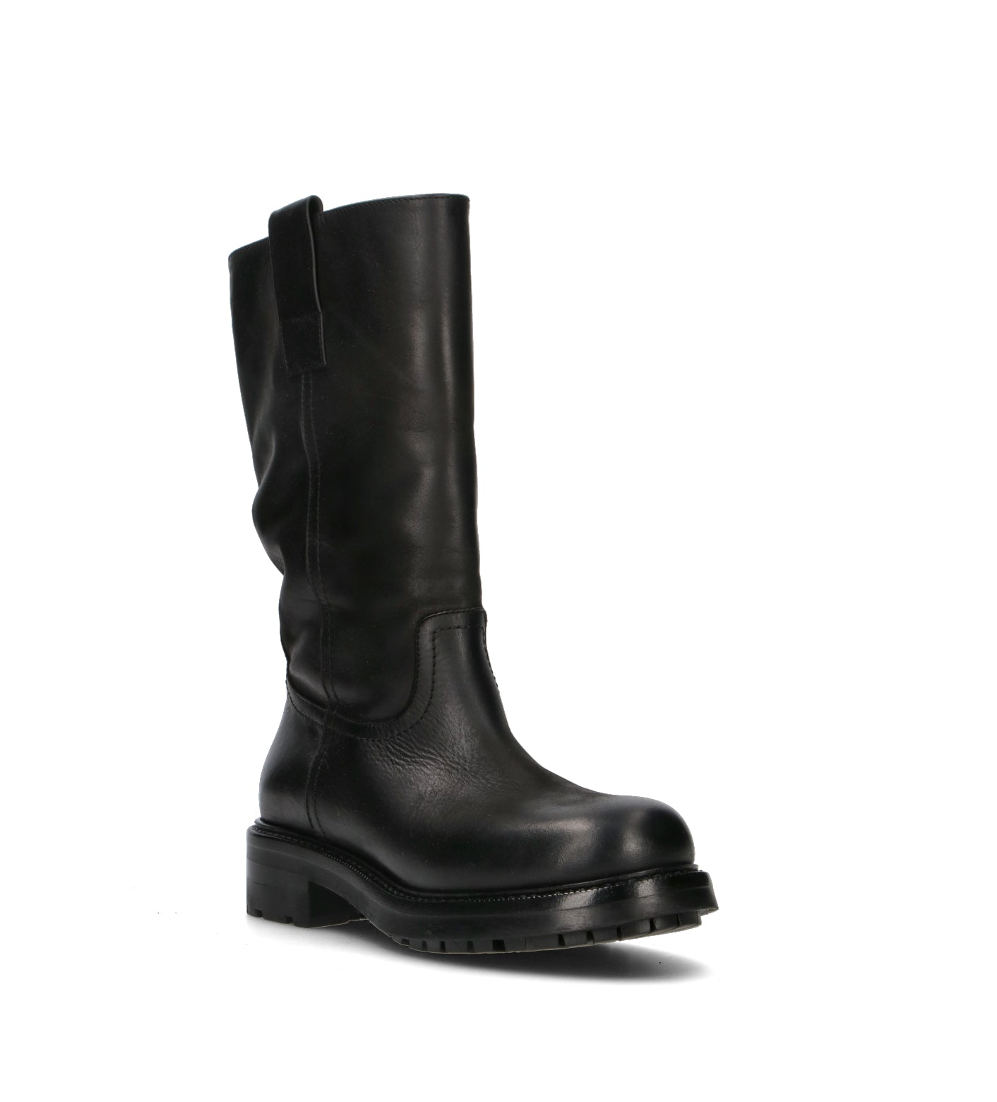 NEROFUMO Stivale donna nero in pelle