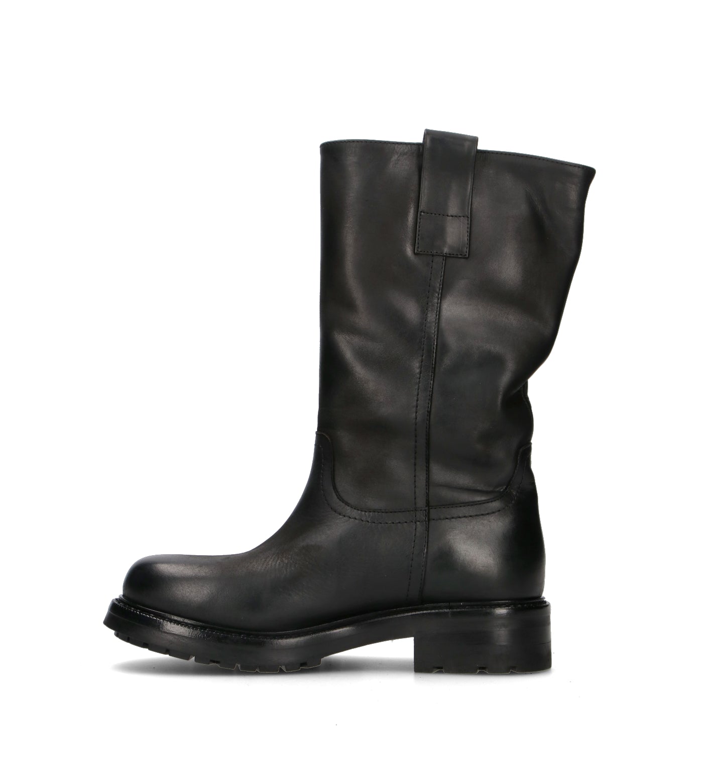 NEROFUMO Stivale donna nero in pelle