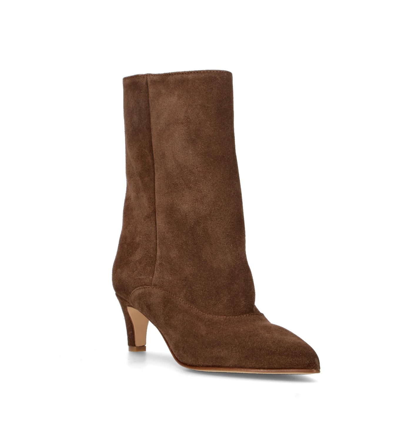 STRATEGIA Tronchetto donna marrone in suede
