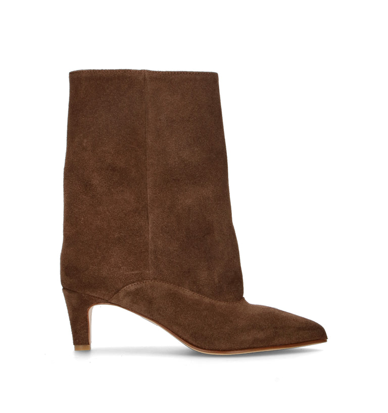 STRATEGIA Tronchetto donna marrone in suede