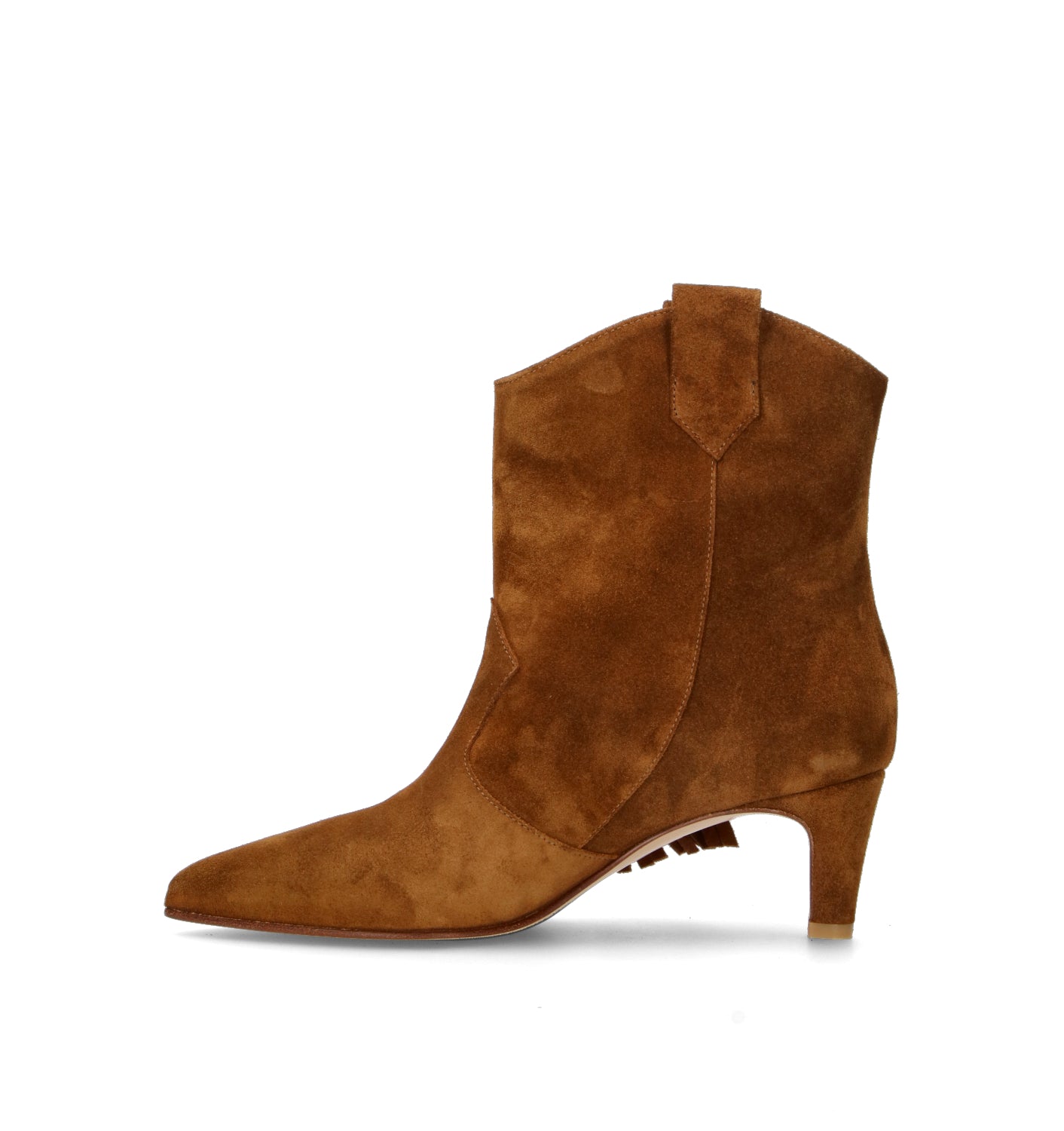 STRATEGIA Tronchetto donna cognac in suede
