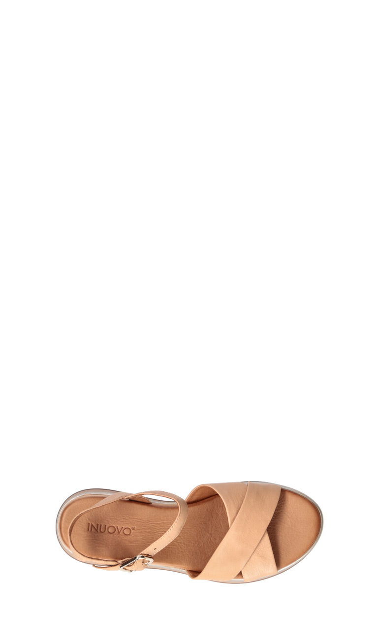 INUOVO Zeppa donna beige
