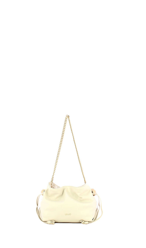 LIU JO Borsa tracolla donna crema