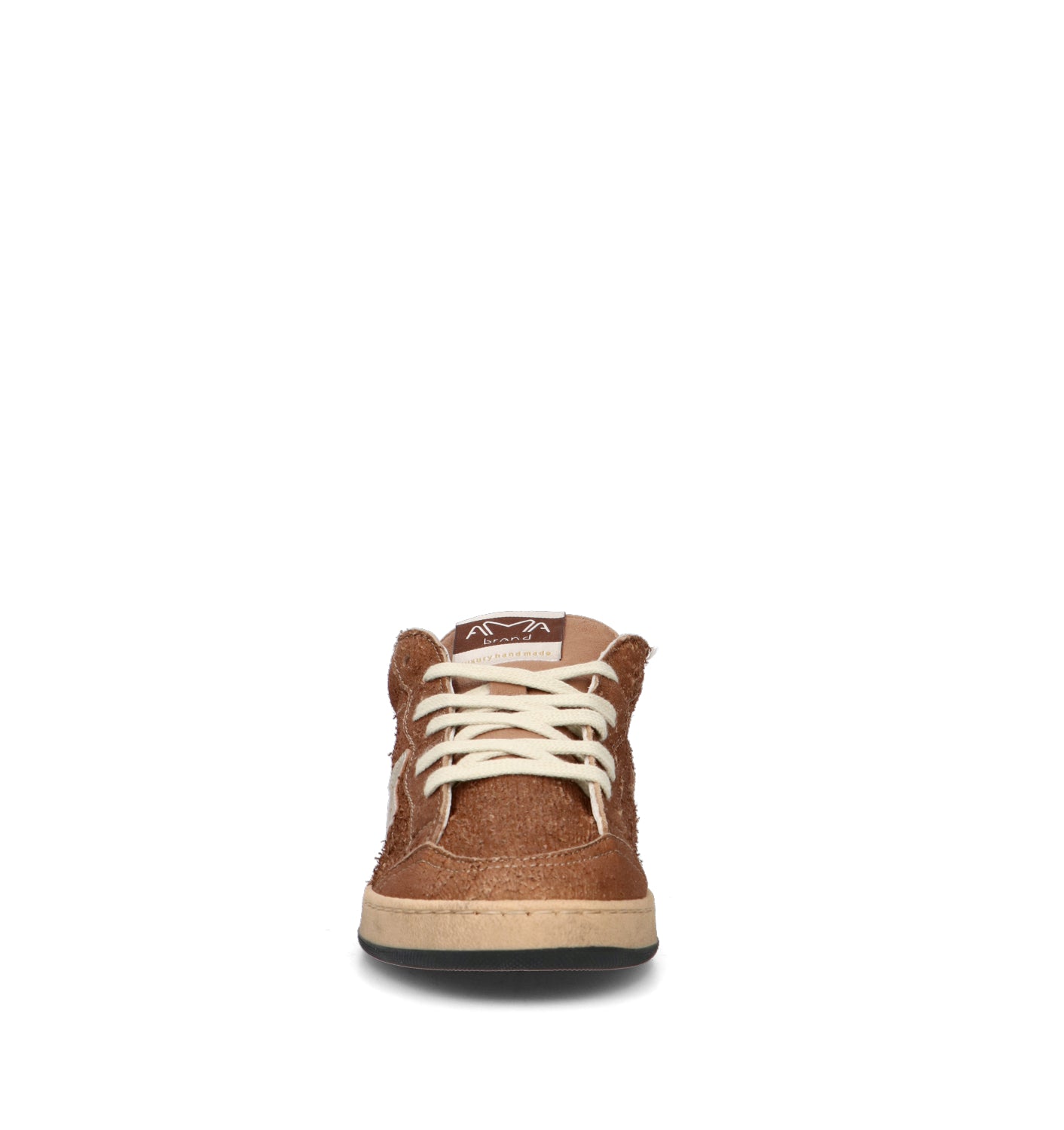 AMA-BRAND Sneaker donna marrone in suede