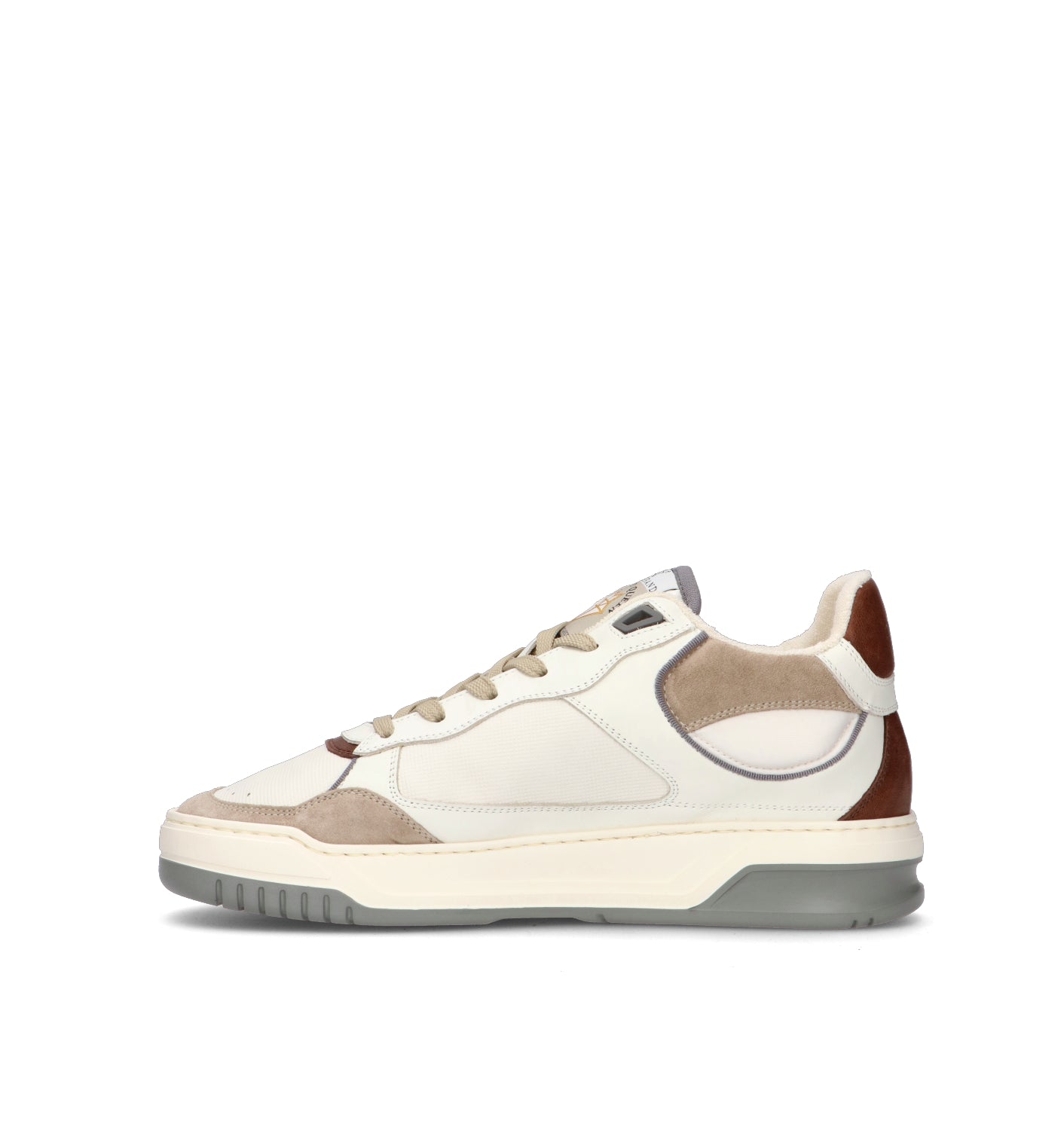 AMA-BRAND Sneaker uomo bianca in pelle