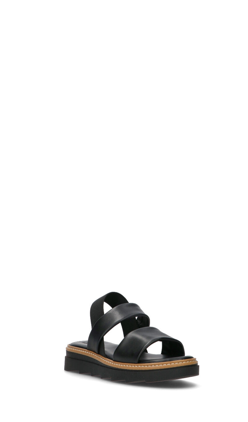 A.ENNIE Sandalo donna nero in pelle
