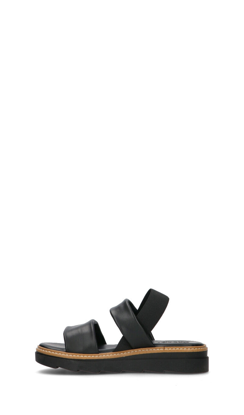 A.ENNIE Sandalo donna nero in pelle