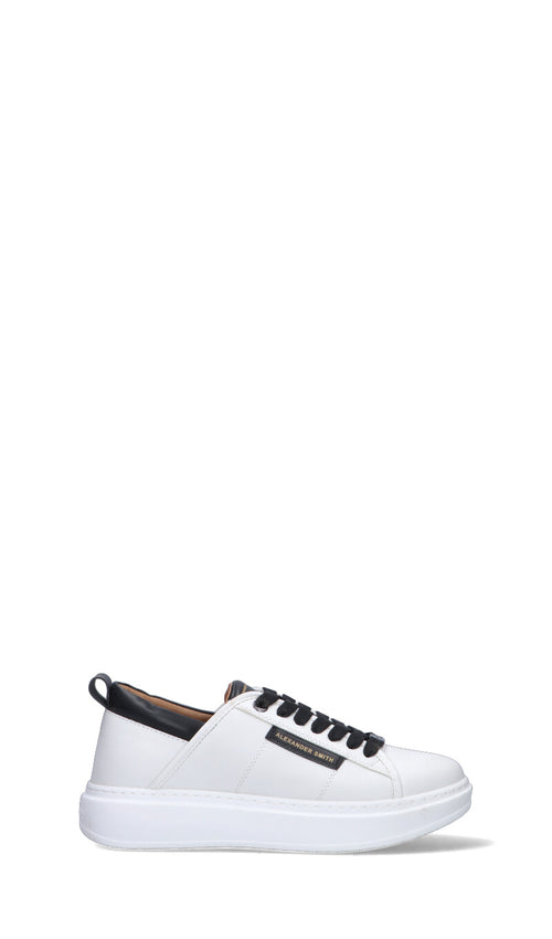 ALEXANDER SMITH Sneaker uomo bianca/nera