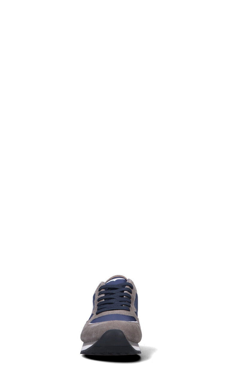 ALBERTO GUARDIANI Sneaker uomo grigia/blu/nera in suede