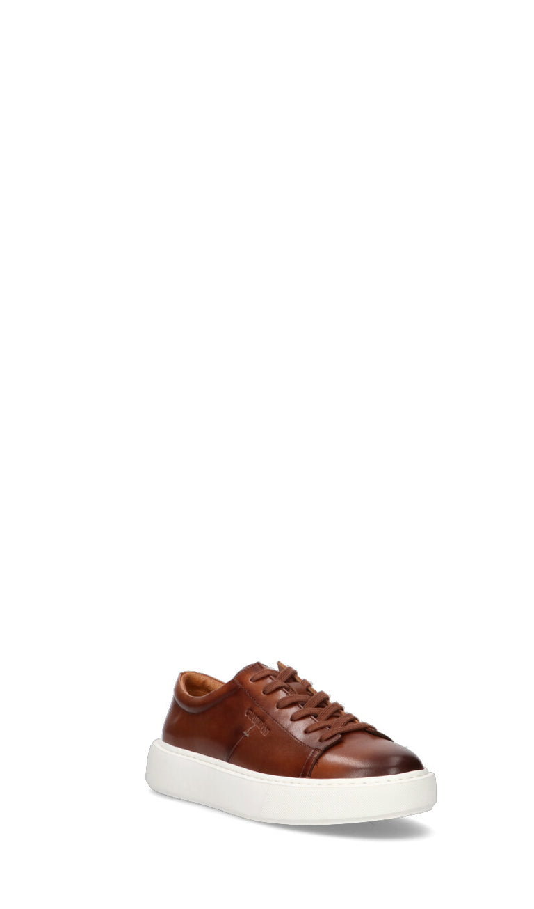 ALBERTO GUARDIANI Sneaker uomo marrone in pelle