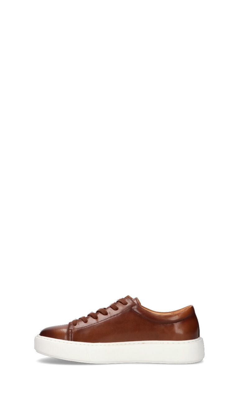 ALBERTO GUARDIANI Sneaker uomo marrone in pelle