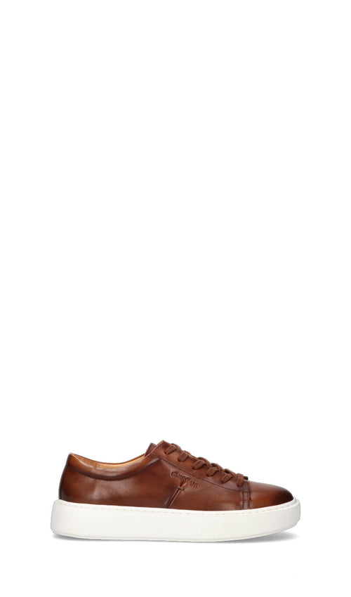 ALBERTO GUARDIANI Sneaker uomo marrone in pelle