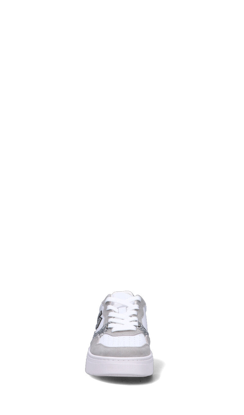 ALBERTO GUARDIANI Sneaker donna bianca/grigia/argento in suede