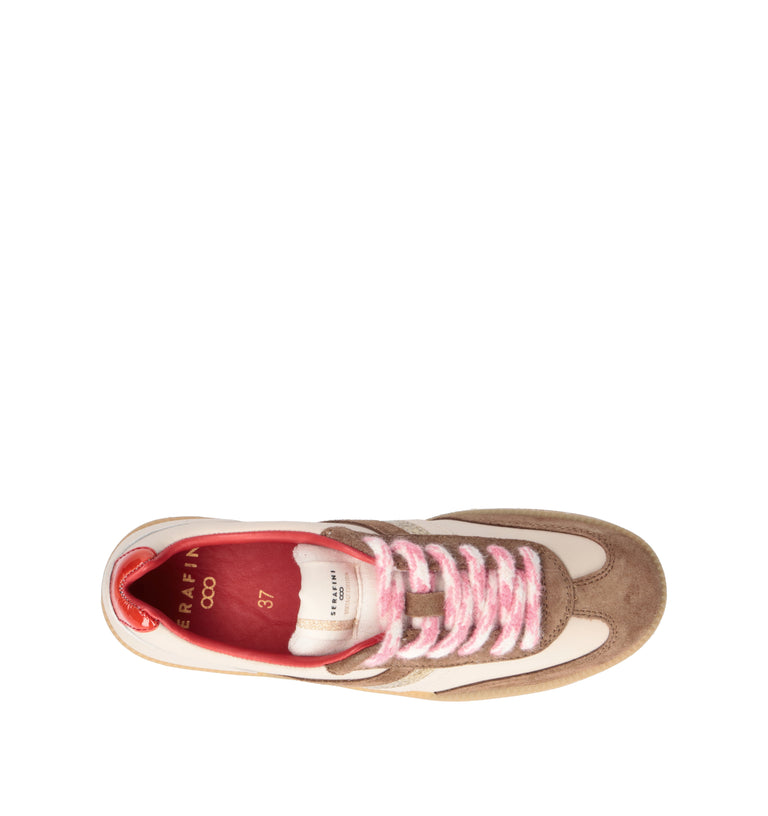 SERAFINI Sneaker donna beige/marrone
