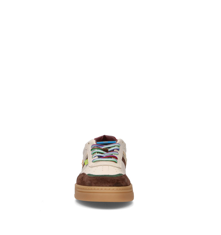 SERAFINI Sneaker uomo beige in suede