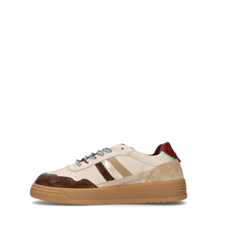 SERAFINI Sneaker uomo beige in suede