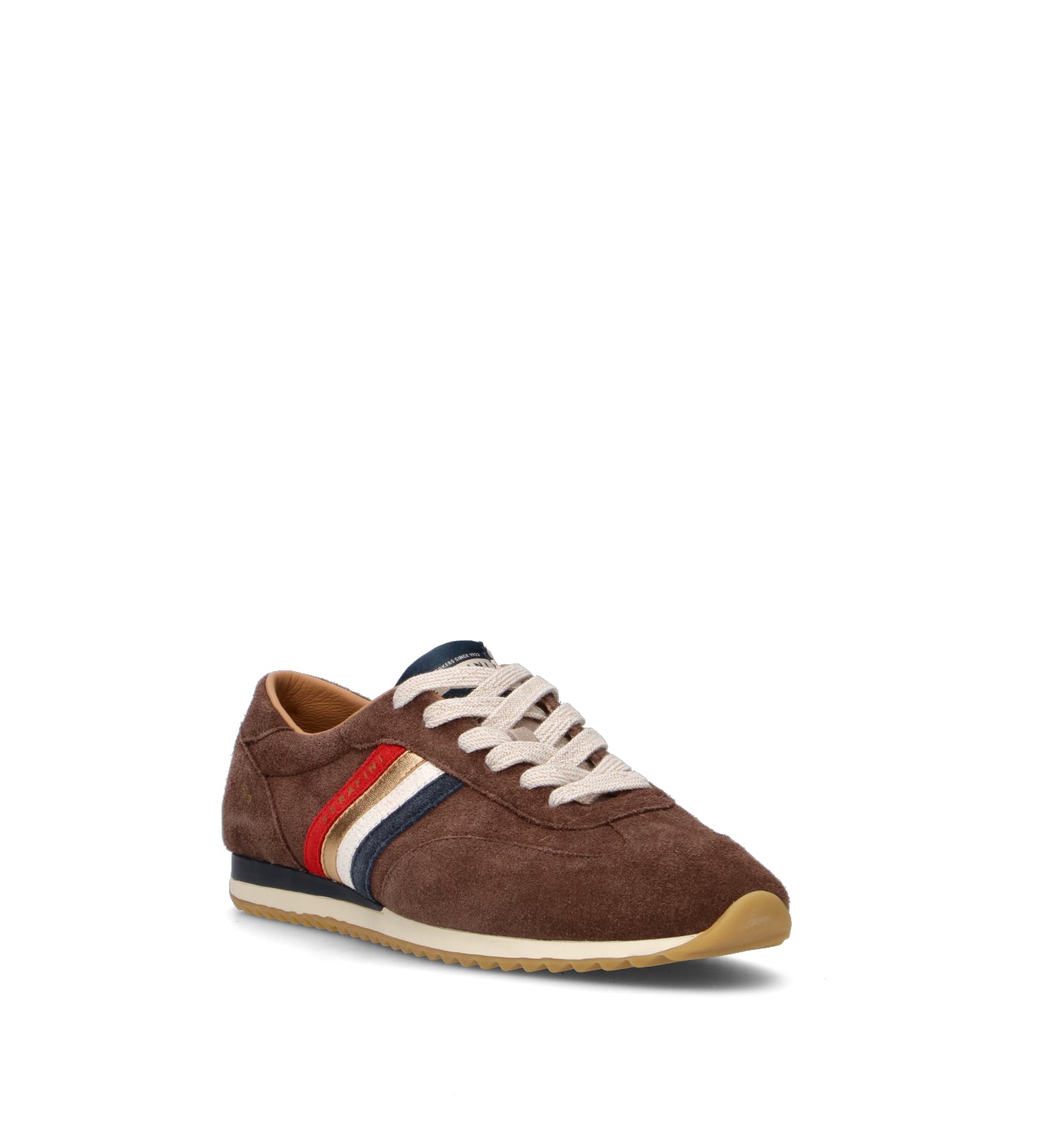 SEREAFINI Sneaker uomo marrone in suede