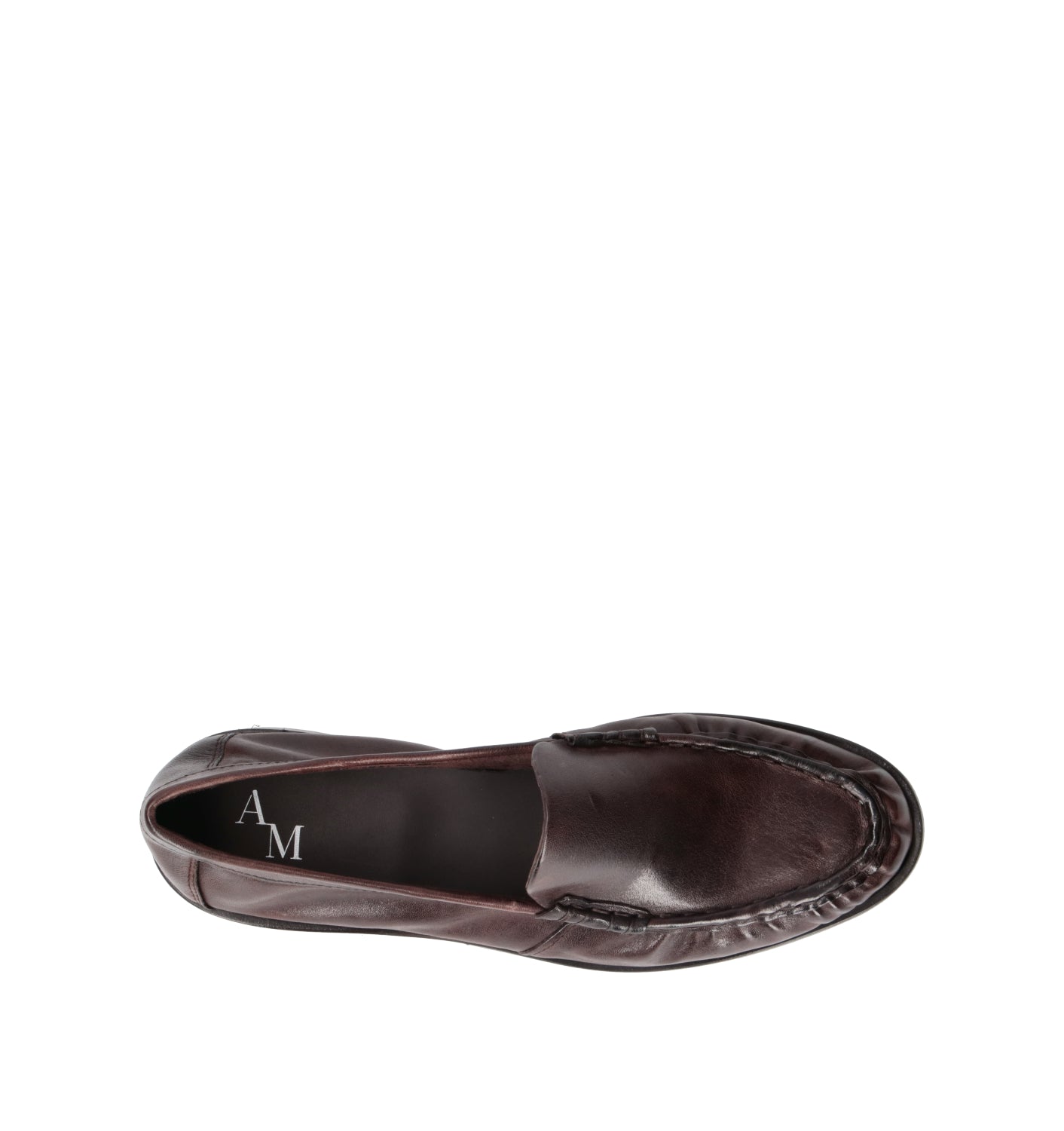 ANTICO MASTRO Mocassino uomo testa di moro in pelle