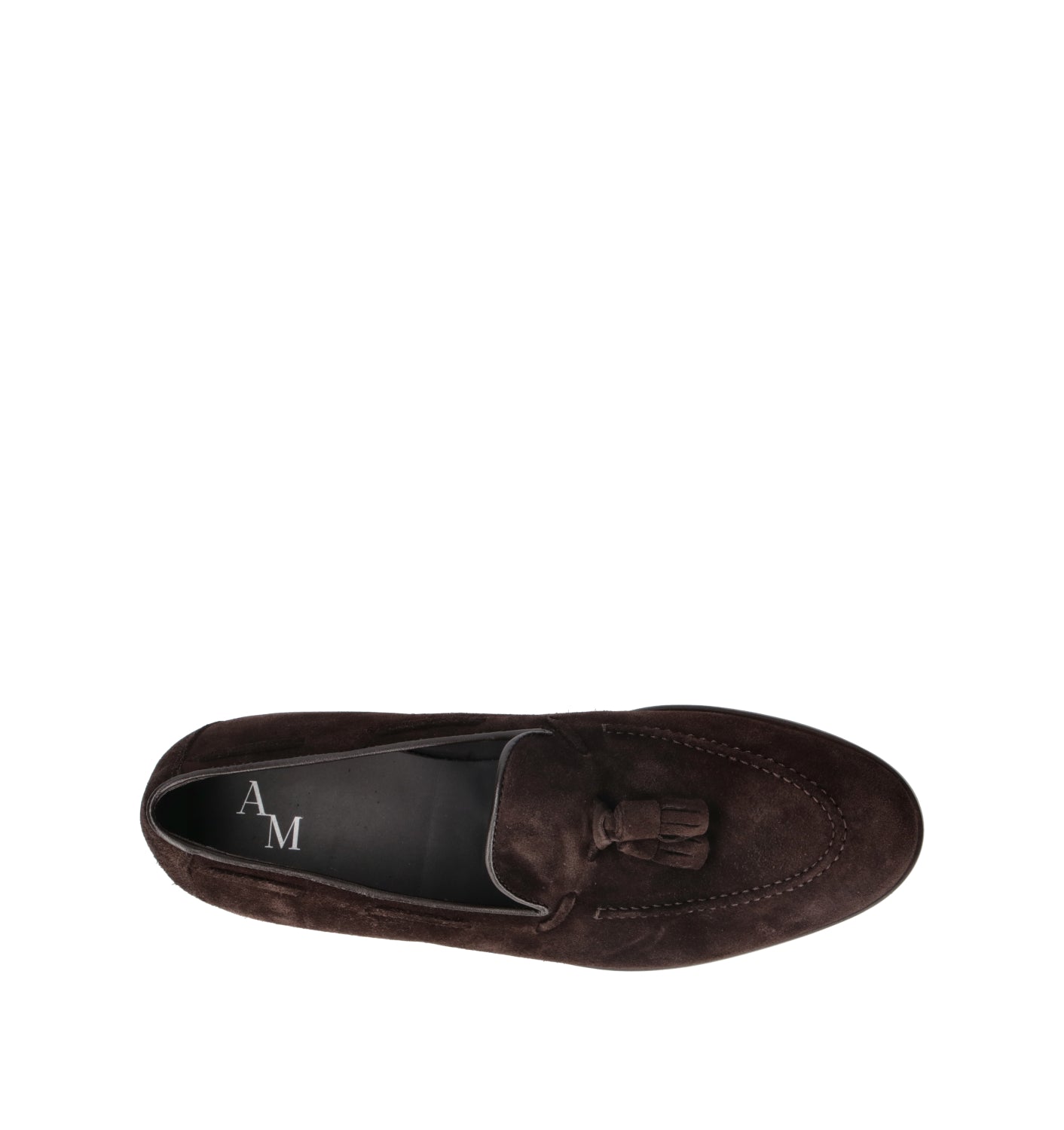 ANTICO MASTRO Mocassino uomo testa di moro in suede