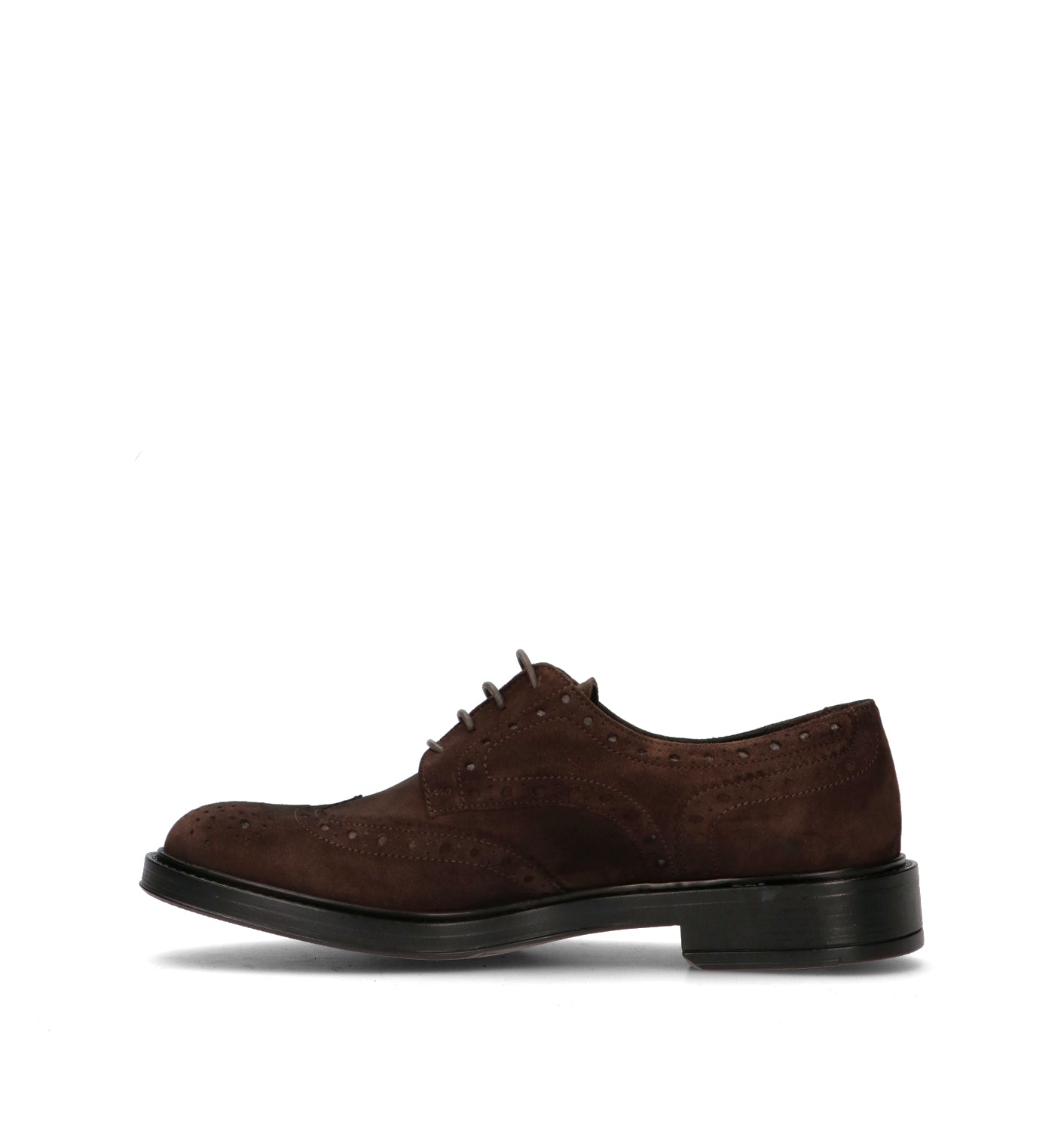 ANTICO MASTRO Stringata uomo testa di moro in suede