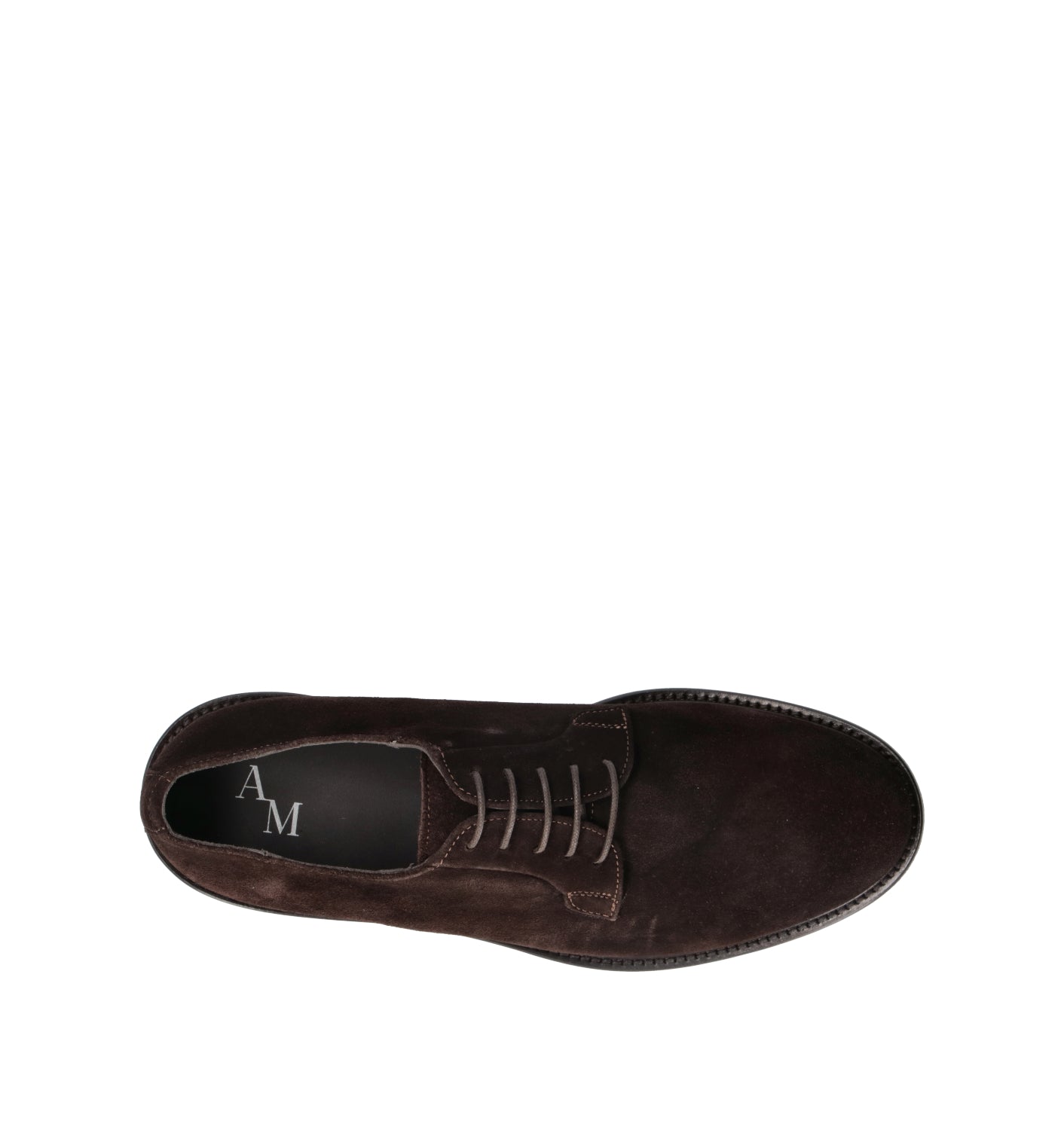 ANTICO MASTRO Stringata uomo testa di moro in suede