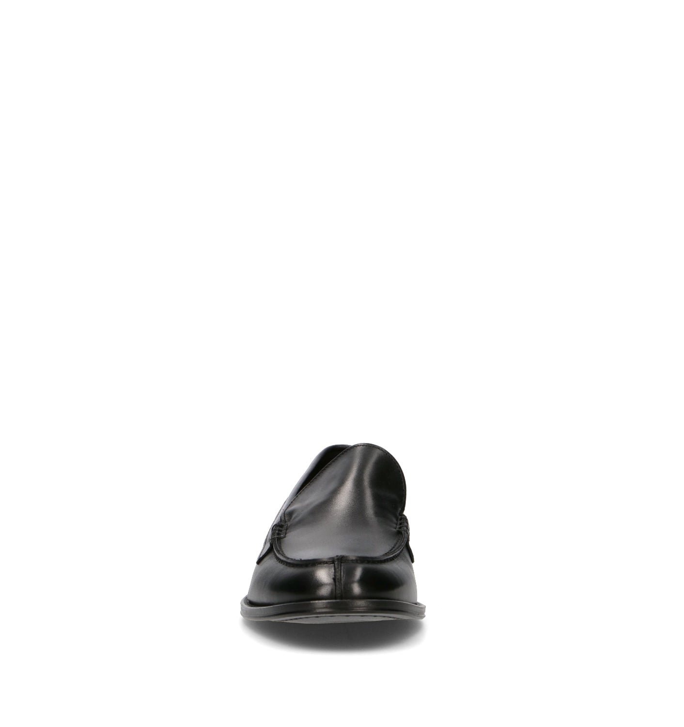 ANTICO MASTRO Mocassino uomo nero in pelle