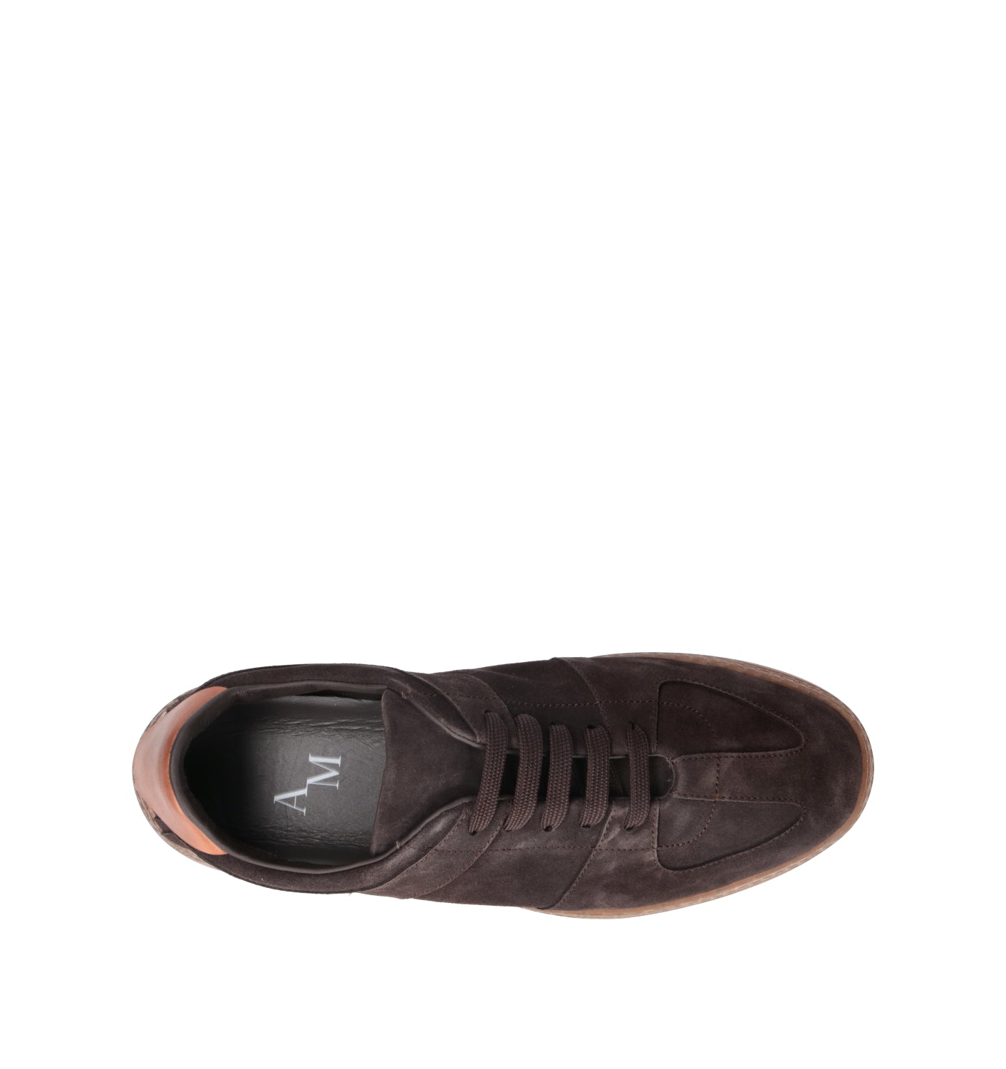 ANTICO MASTRO Sneaker uomo caffè in suede