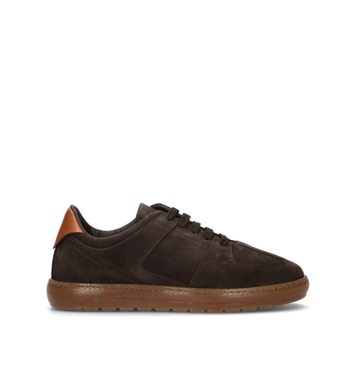 ANTICO MASTRO Sneaker uomo caffè in suede