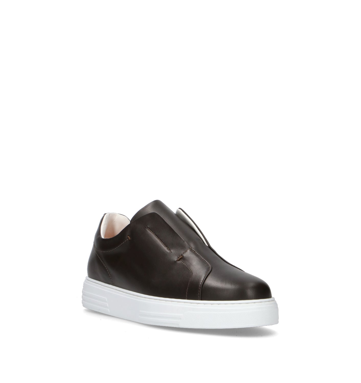 ANTICO MASTRO Sneaker uomo testa di moro in pelle