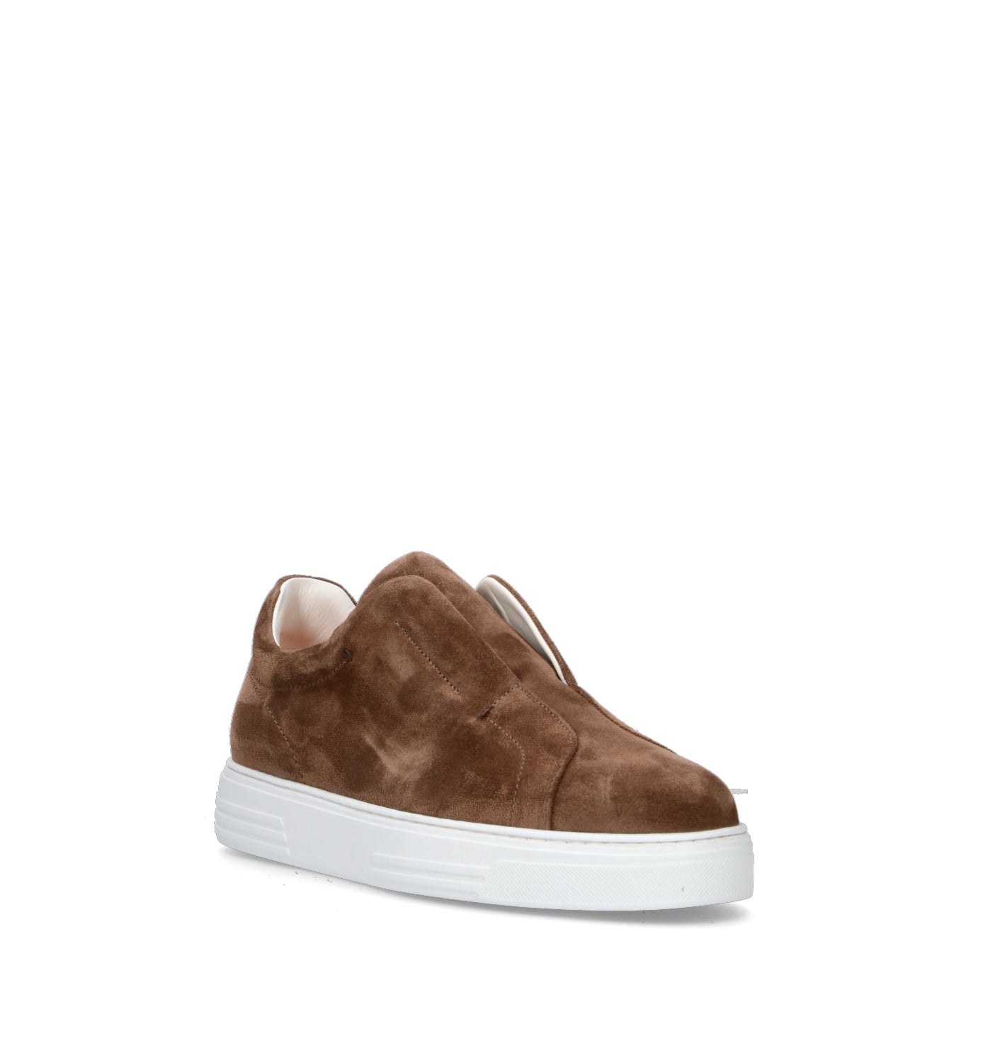 ANTICO MASTRO Sneaker uomo tabacco in suede