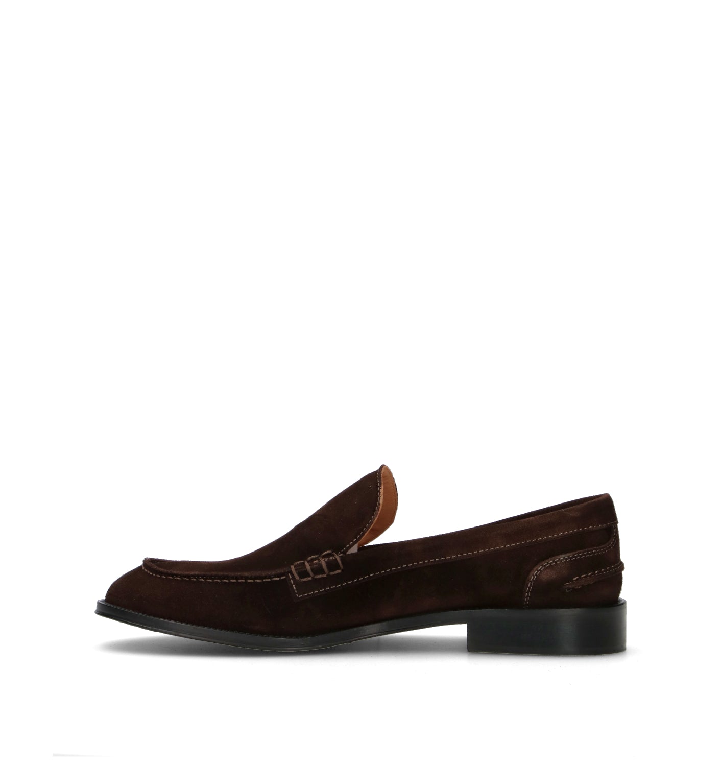 ANTICO MASTRO Mocassino uomo marrone in suede