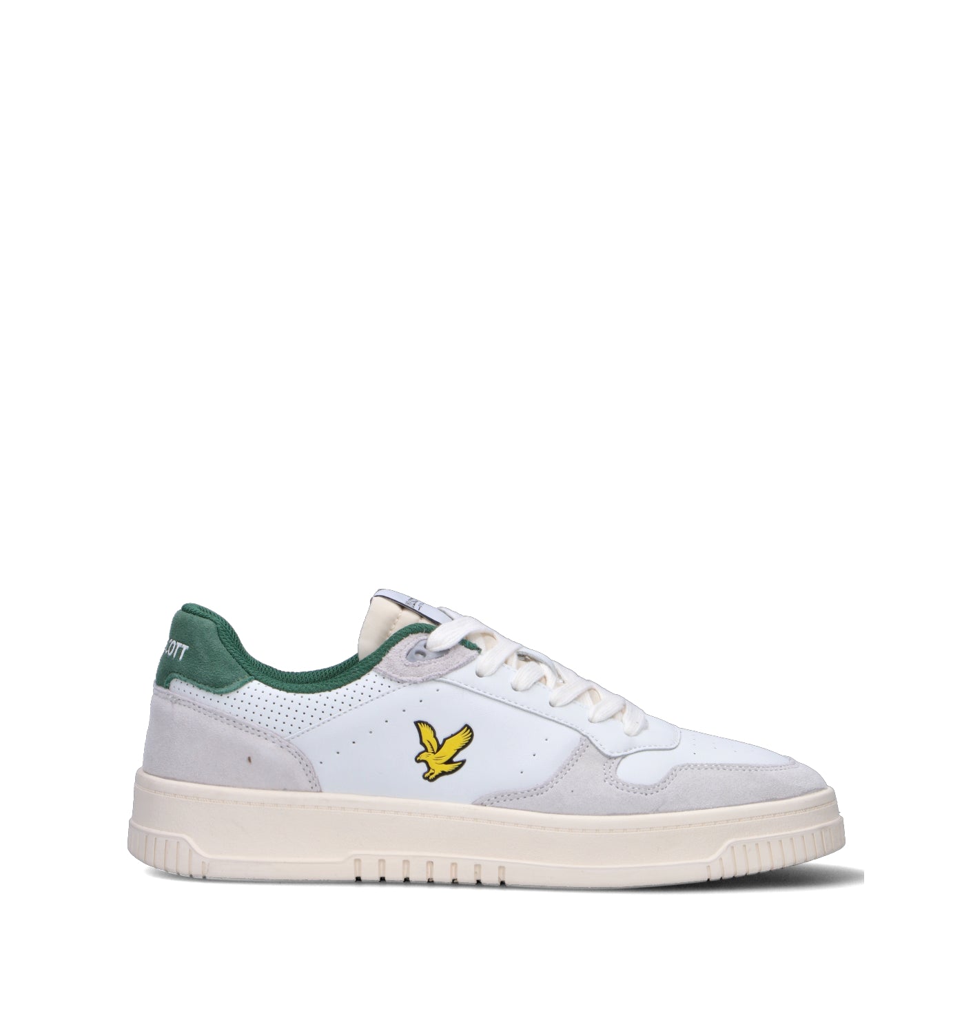 LYLE & SCOTT Sneaker uomo bianca/verde