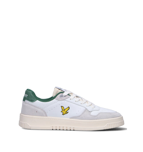 LYLE & SCOTT Sneaker uomo bianca/verde