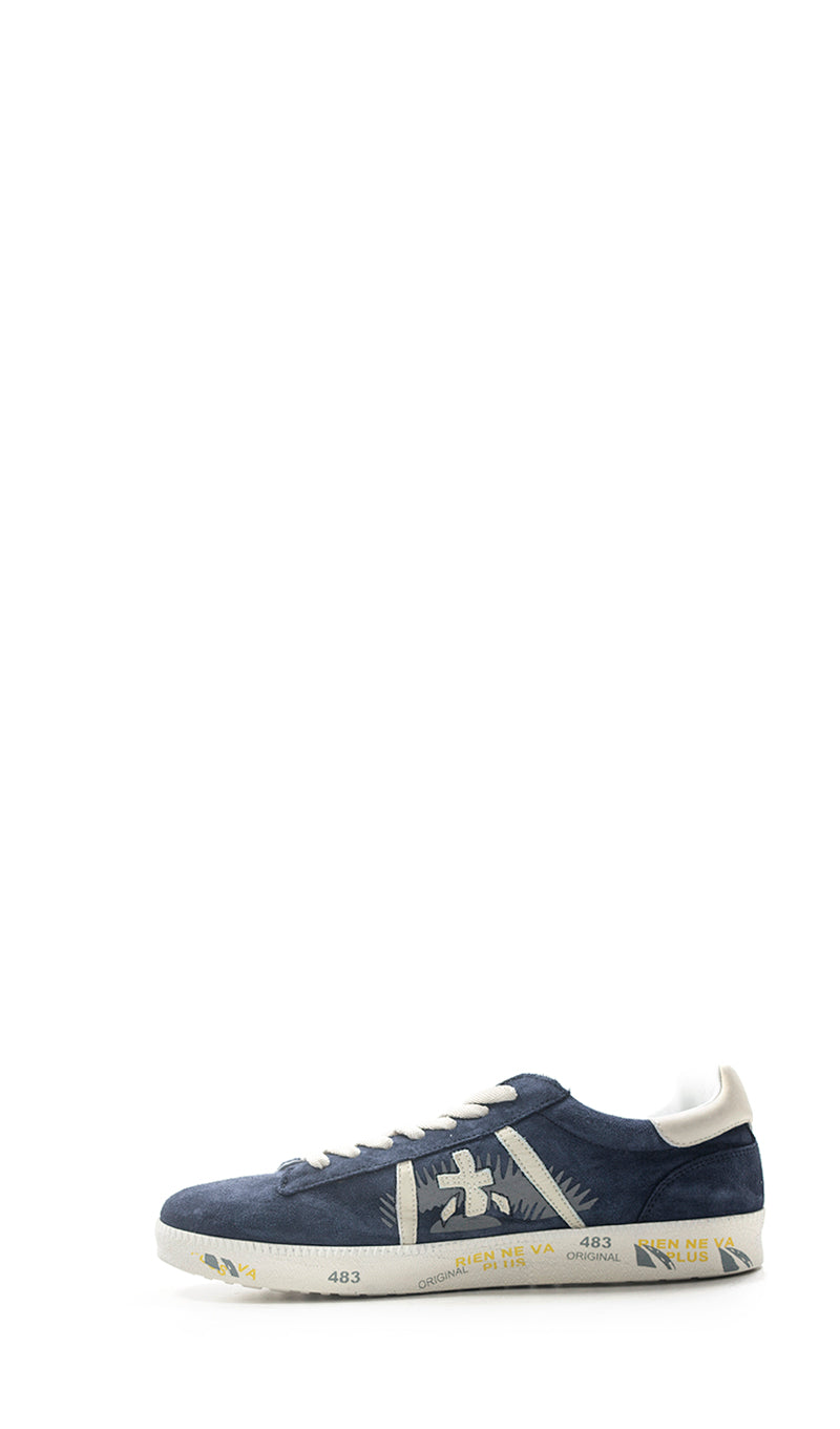 PREMIATA ANDY Sneaker uomo blu in suede