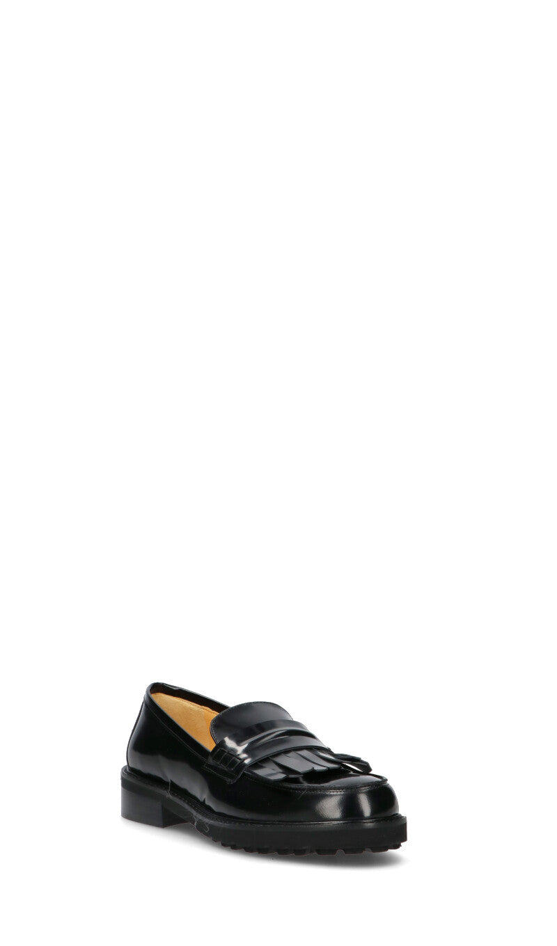 ALESSANDRA PELUSO Mocassino donna nero in pelle