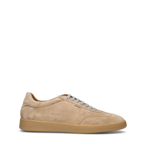 STURLINI Sneaker uomo beige in suede