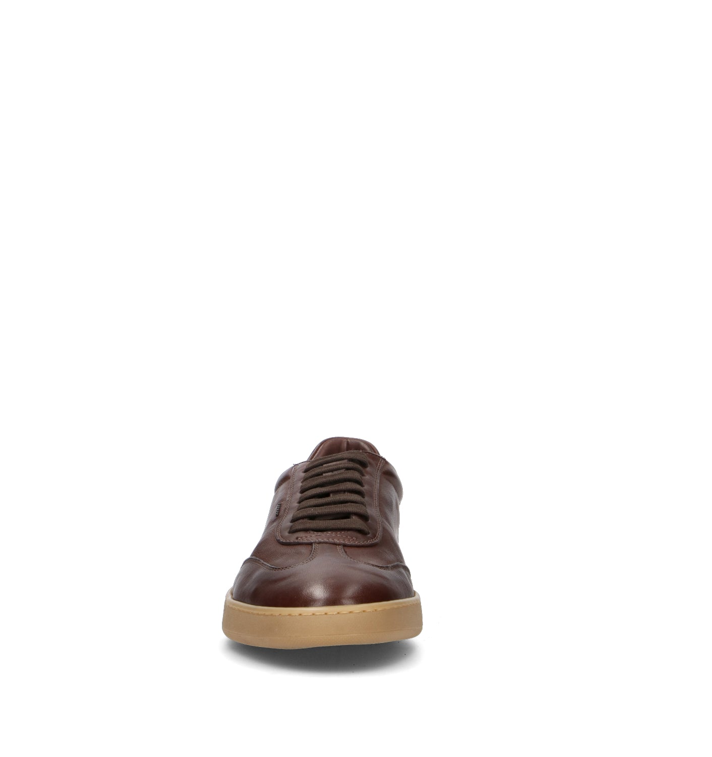 STURLINI Sneaker uomo cioccolato in pelle