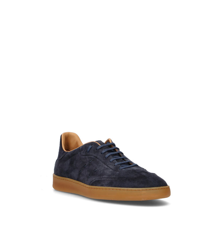 STURLINI Sneaker uomo blu in suede
