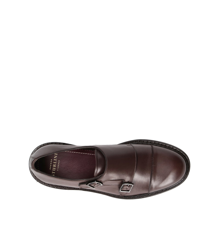 STURLINI Stringata uomo testa di moro in pelle