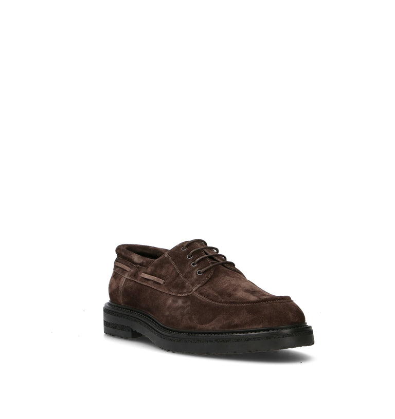 STURLINI Stringata uomo pepe in suede