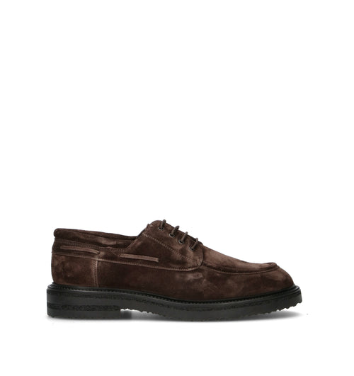 STURLINI Stringata uomo pepe in suede