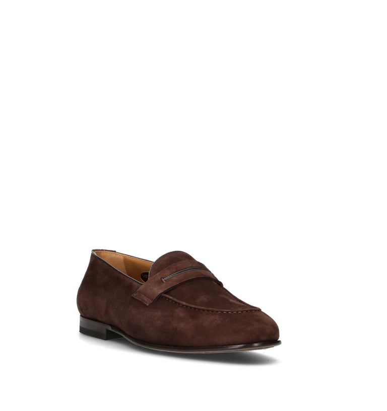 STURLINI Mocassino uomo testa di moro in suede