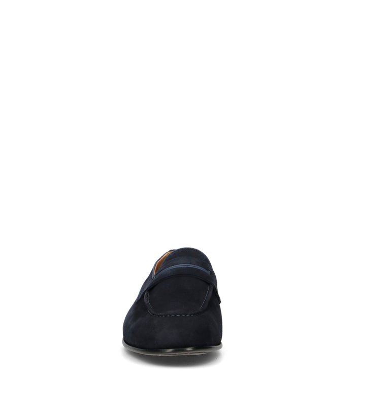 STURLINI Mocassino uomo blu in suede
