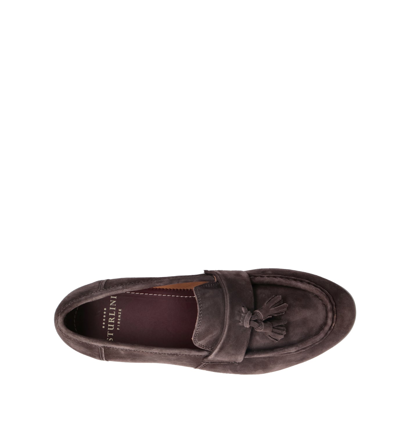 STURLINI Mocassino uomo marrone in suede