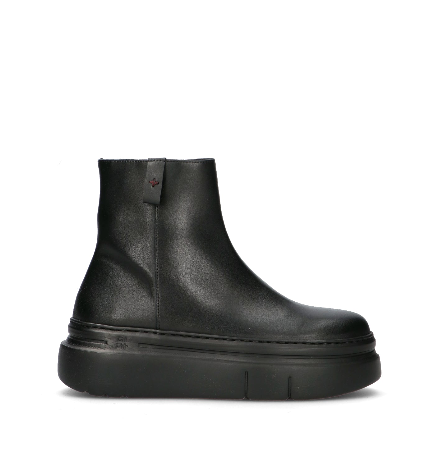 GIO+ Tronchetto donna nero in pelle