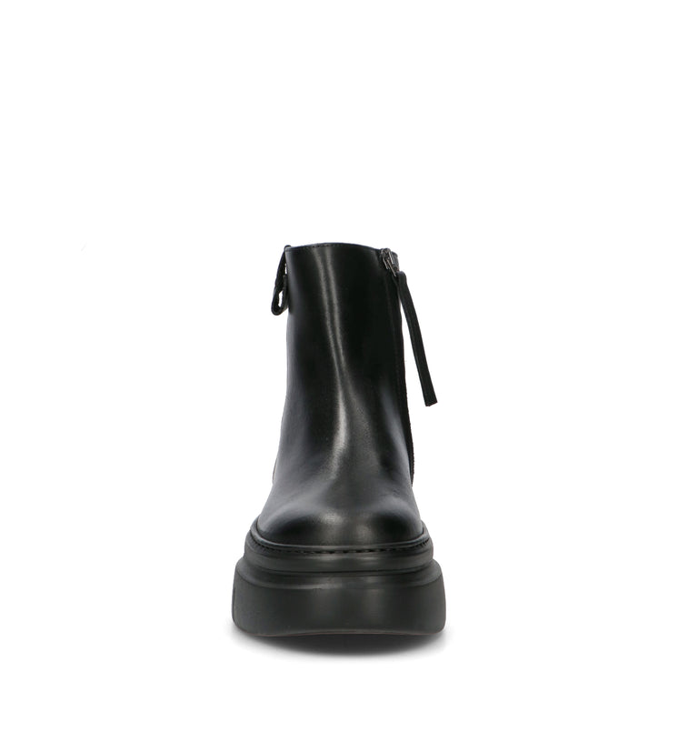 GIO+ Tronchetto donna nero in pelle